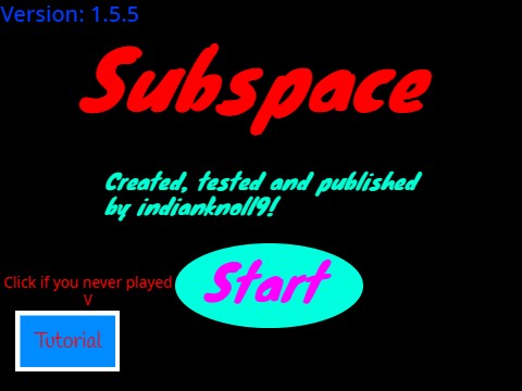 Subspace - a immersive and goofy project