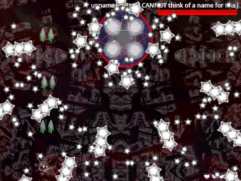 A cool Touhouesque boss fight