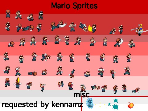 mario sprites