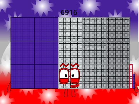 Numberblock The Rest of 6910s