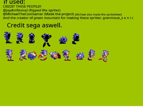 Green mountain Spritesheet