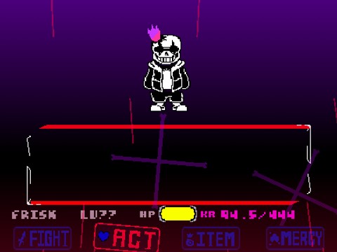 undertale sans master mode