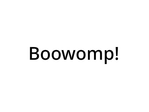 boowomp sound effect