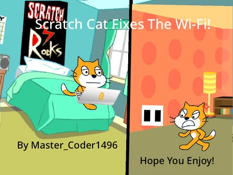 Scratch Cat fixes the WiFi