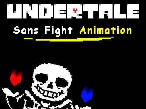 Undertale Sans fight animation