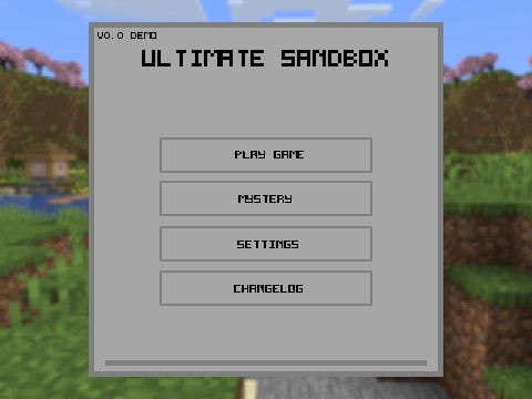 Ultimate Sandbox DEMO v0.0