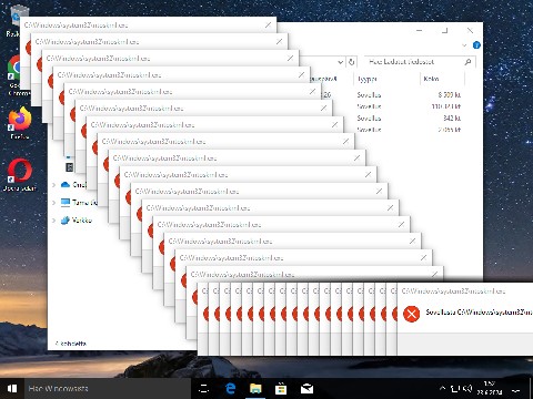 Windows 10 Crazy Error Maker 15 (Finnish) but it's so spammy