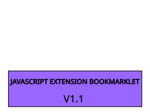 JavaScript extension bookmarklet V1.1