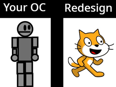 Give me your OC and I will redesign it. remix