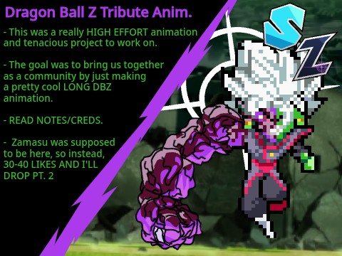 [Animation] Dragon Ball Z Tribute (Entry) || 400+ FRAMES