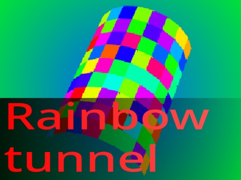 Rainbow tunnel - TWUEengine