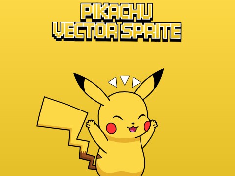 Pikachu (Vector Sprite)