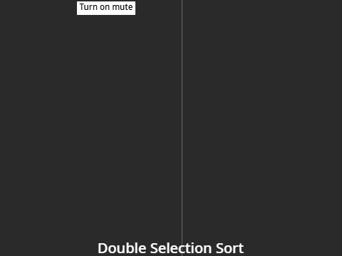 Double Selection Sort (1000 cells)