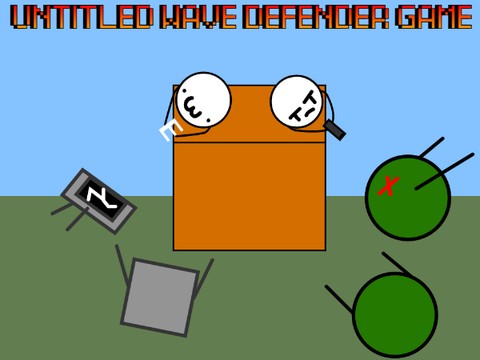 Untitled wave defender game