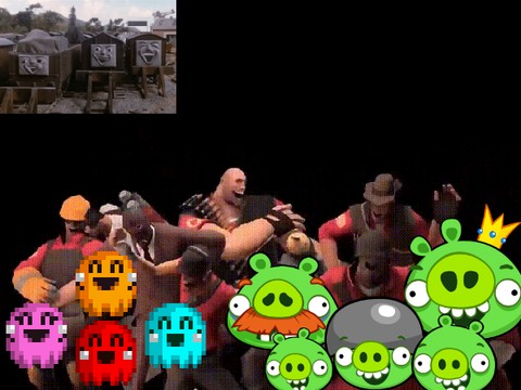 every single character laughing at the cringe you posted