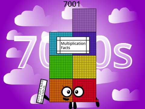 Numberblocks The Rest of 7000s
