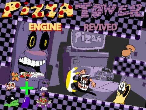 Pizza Tower Engine Revived (with antonblast music and sound effects))