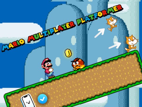 ☁Mario Multiplayer Platfomer#firstgame#trending