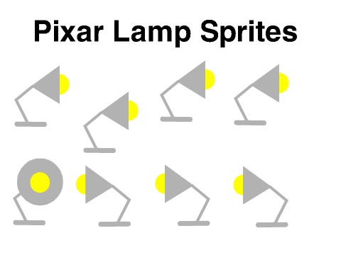 Pixar Lamp Sprites