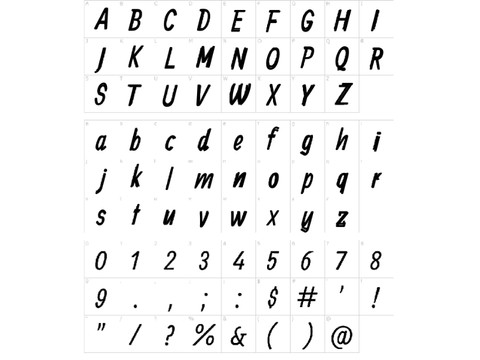 Vectorizing the Allan Font