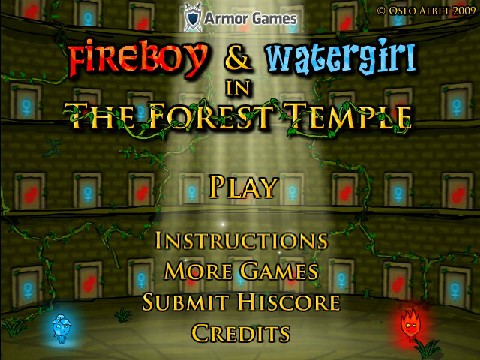 FireBoy and WaterGirl in The Forest Temple