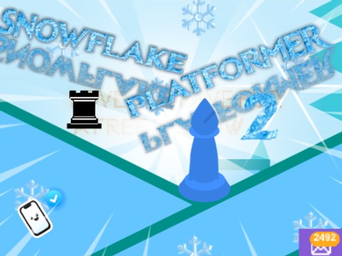 SNOWFLAKE PLATFORMER 2 #chess#games#art#music#trending #snow