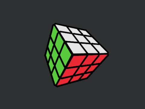 Controllable 3D Rubik's Cube