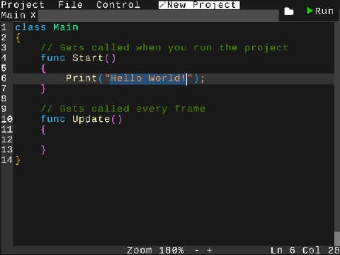 ScratchSharp | Write & Run Code