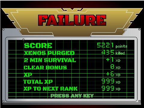 Space MarineScreen Shot Score