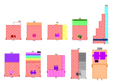 Numberblocks Band Retro 11-20 x10 My Style