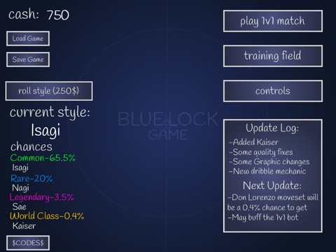 (Less Laggy V2) Blue Lock Game