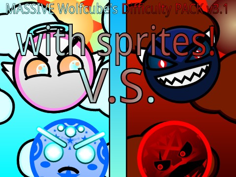 MASSIVE Wolfcube Difficulties Sprites Pack v3.1