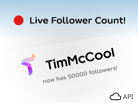 [SERVERS DOWN] Live Follower Count Viewer