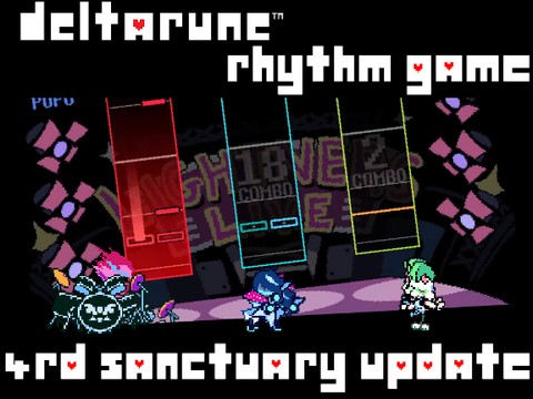 Deltarune Chapter 3 Rhythm Game