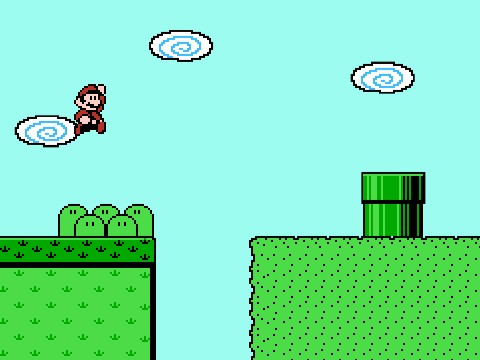SMB3 Mario Jump Loop Test.
