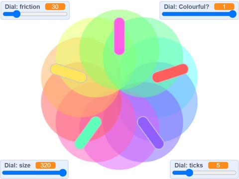 Touch Reactive Dial With Realistic Friction