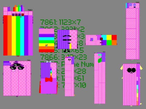 Numberblocks Band Retro 7861-7870