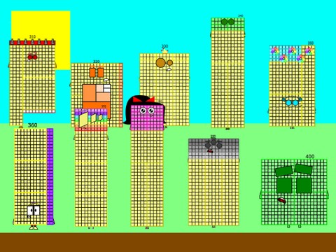 Numberblocks Band Retro 310-400 Remake