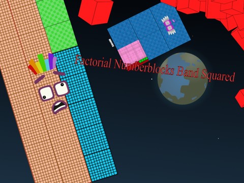 Factorial Numberblocks Band Squared