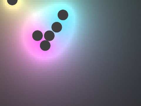 Rainbow Light + Colliding Metaballs #remix