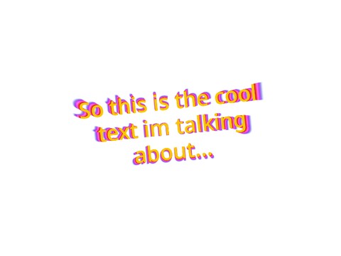 cool text (free to use but give credit to me)