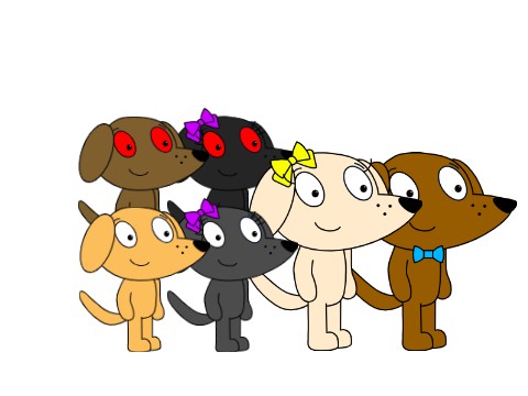 Greg the Labrador's family sprites + More emotes
