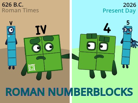 The Roman Numberblocks Pack 1.0