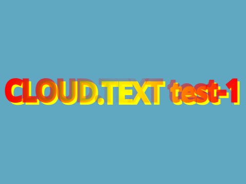 CLOUD.TEXT.ENGINE test-1