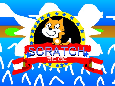 Scratch The Cat Title Screen (Original)