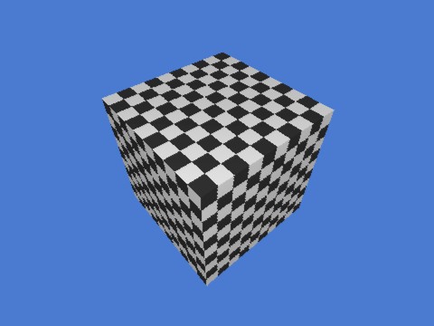 TEXTURED 3D cube