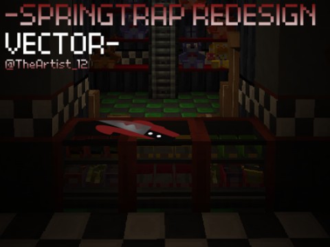 SPRINGTRAP REDESIGN VECTOR + FNAF:TSU Ep3 PREVIEWS | #art #springtrap # ...