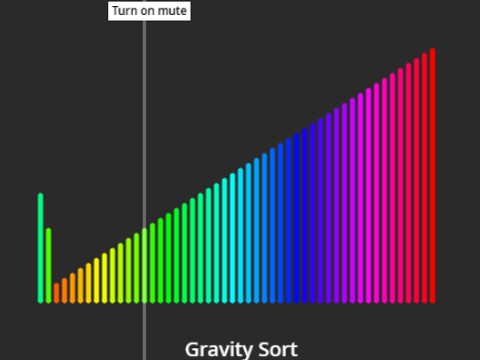 Gravity Sort (50 cells)