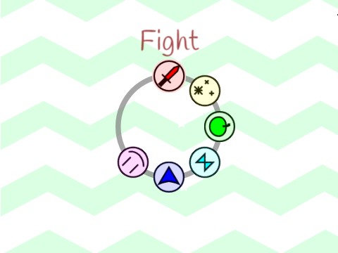 TTYD Partner Ring-Inspired Battle Menu