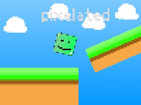 going Pixelated platformer #all